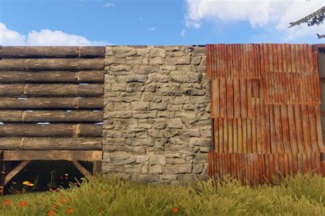 soft siding stone wall rust